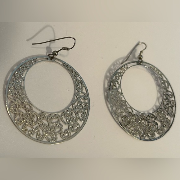 Silver Boho Earrings - Picture 3 of 7